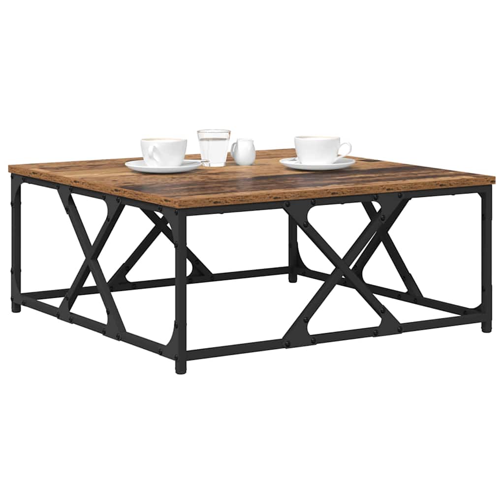 Τραπεζάκι σαλονιού Παλιό Ξύλο 70 x 70 x 30 cm - Pakobazaar