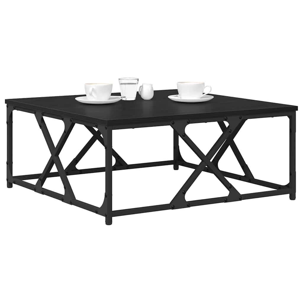 Τραπεζάκι σαλονιού Μαύρη Οξυά 70 x 70 x 30 cm