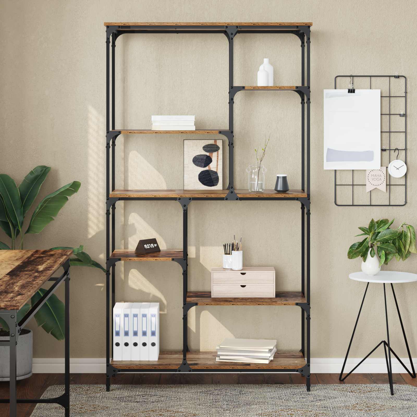 Ράφι Βιβλίων Παλιό ξύλο 99 x 35,5 x 176 cm Επεξεργασμένο ξύλο - Pakobazaar