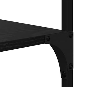Ράφι Βιβλίων Μαύρη Οξυά 99 x 35,5 x 176 cm Επεξεργασμένο ξύλο - Pakobazaar