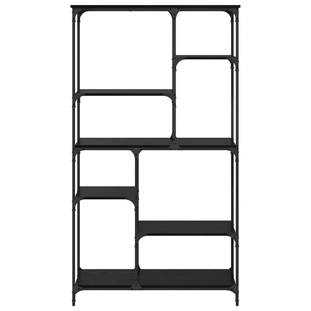 Ράφι Βιβλίων Μαύρη Οξυά 99 x 35,5 x 176 cm Επεξεργασμένο ξύλο - Pakobazaar