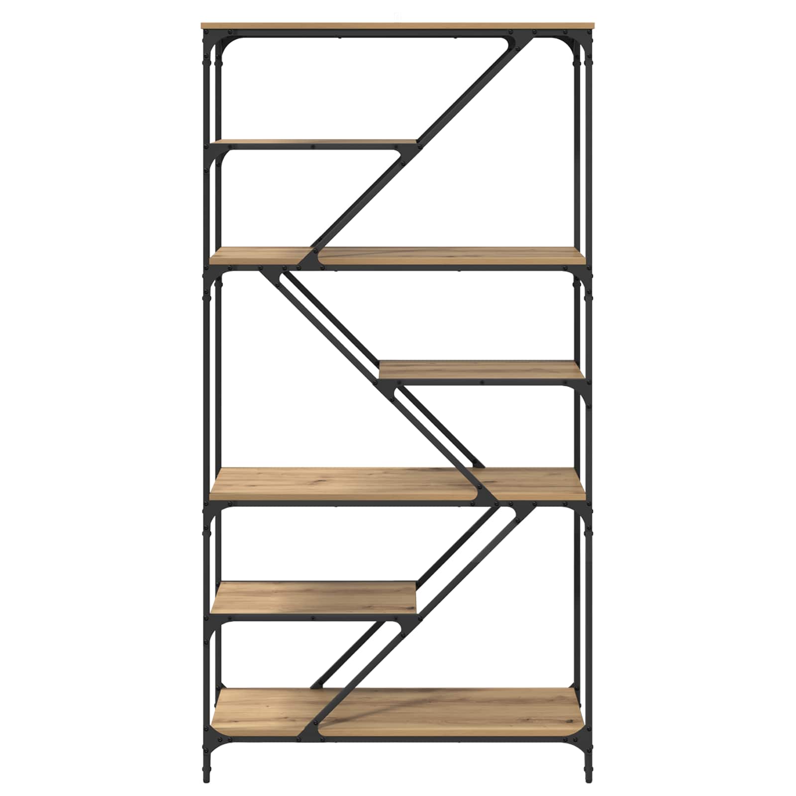 Ράφι Βιβλίων Artisan Oak 91 x 36 x 176 εκ Επεξεργασμένο ξύλο - Pakobazaar