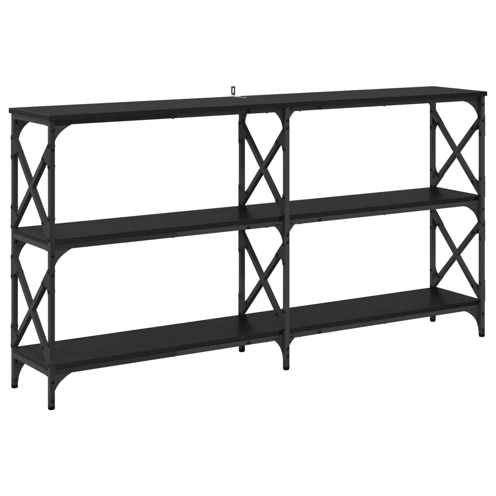 Τραπέζι κονσόλας Μαύρη Οξυά 156 x 28 x 80,5 εκ. - Pakobazaar