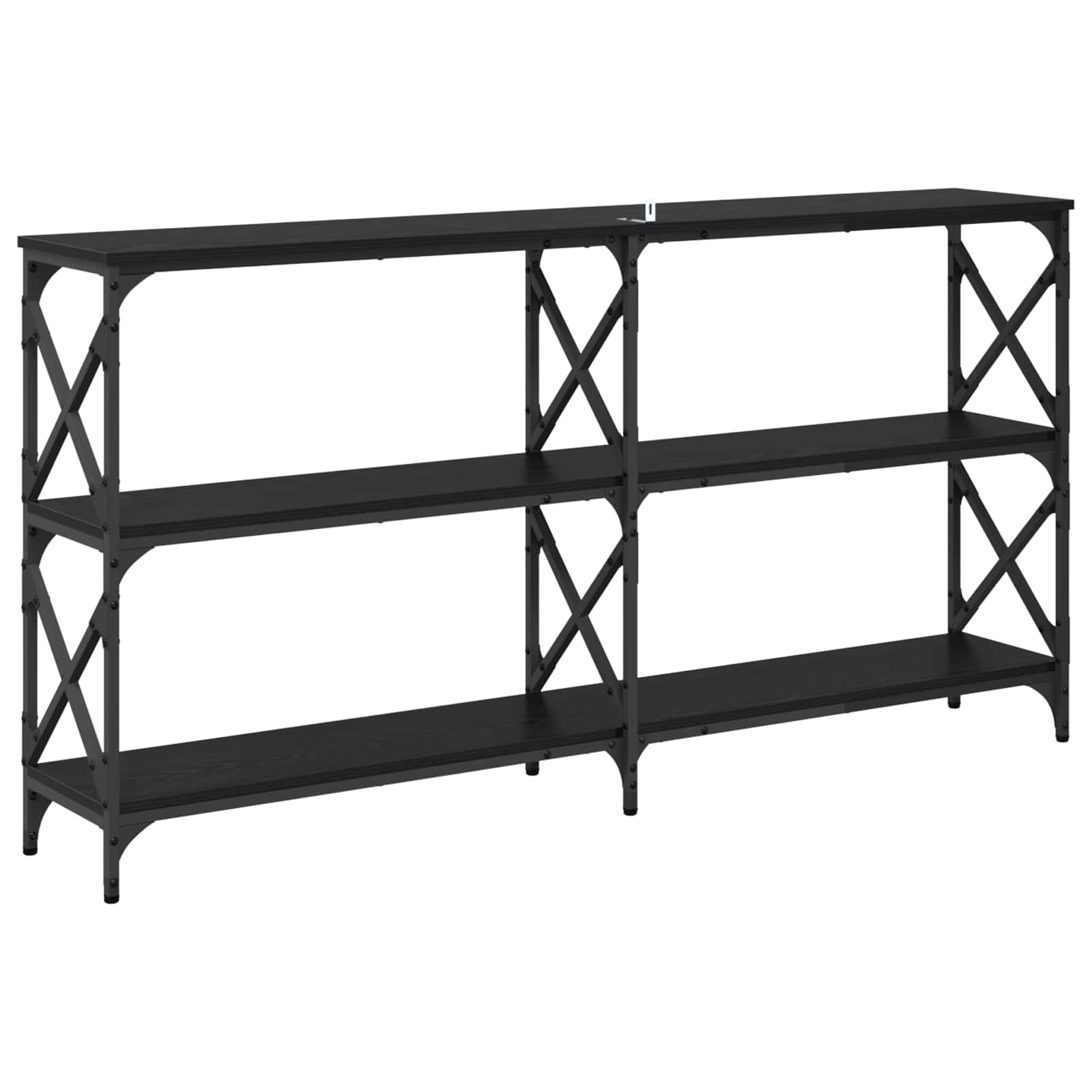 Τραπέζι κονσόλας Μαύρη Οξυά 156 x 28 x 80,5 εκ. - Pakobazaar