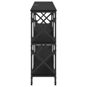 Τραπέζι κονσόλας Μαύρη Οξυά 156 x 28 x 80,5 εκ. - Pakobazaar