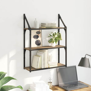 Ράφι Τοίχου Artisan Oak 60 x 21 x 78,5 cm Επεξεργασμένο ξύλο - Pakobazaar