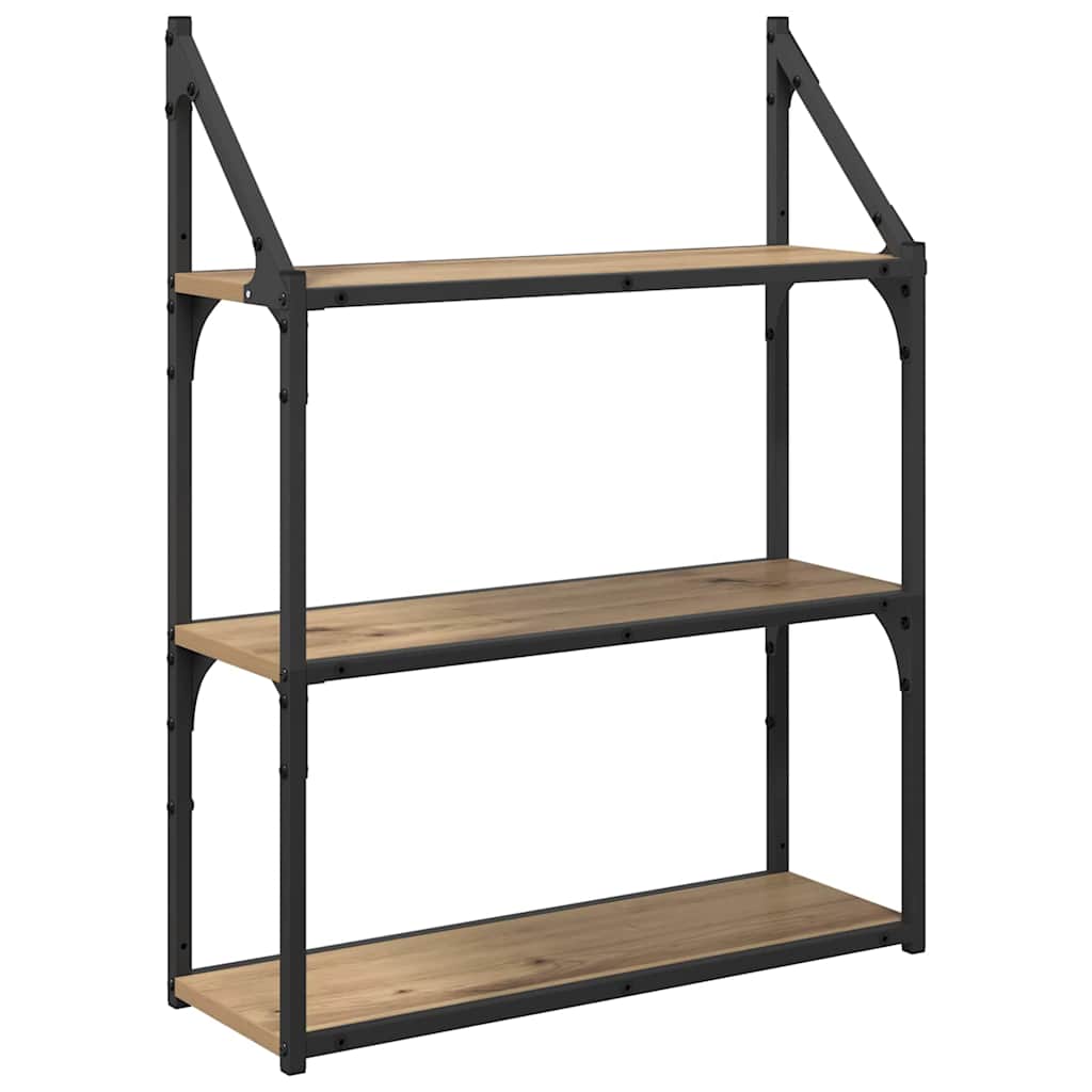 Ράφι Τοίχου Artisan Oak 60 x 21 x 78,5 cm Επεξεργασμένο ξύλο - Pakobazaar