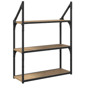 Ράφι Τοίχου Artisan Oak 60 x 21 x 78,5 cm Επεξεργασμένο ξύλο - Pakobazaar