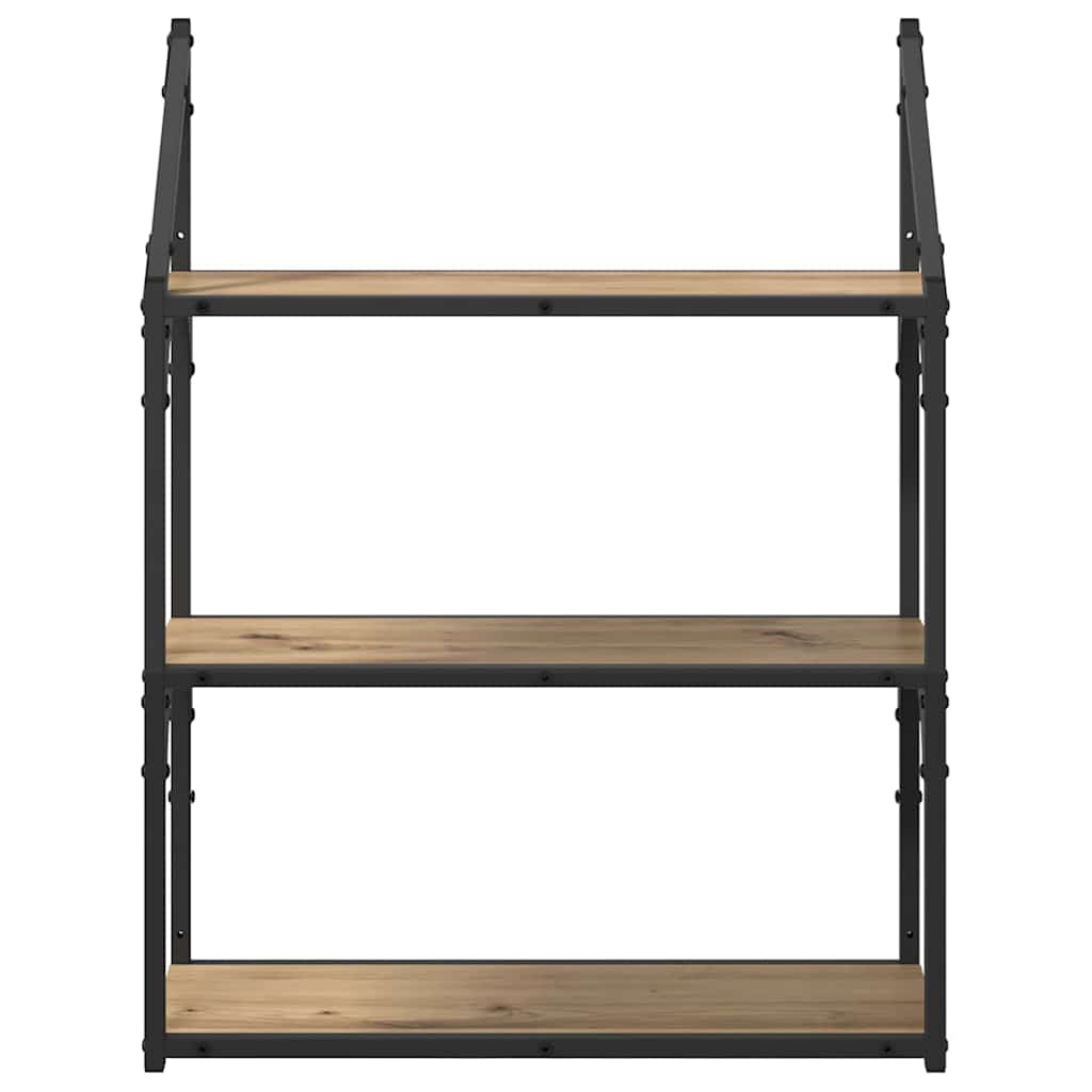 Ράφι Τοίχου Artisan Oak 60 x 21 x 78,5 cm Επεξεργασμένο ξύλο - Pakobazaar