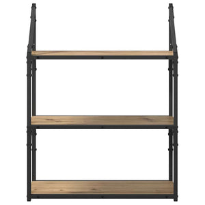 Ράφι Τοίχου Artisan Oak 60 x 21 x 78,5 cm Επεξεργασμένο ξύλο - Pakobazaar