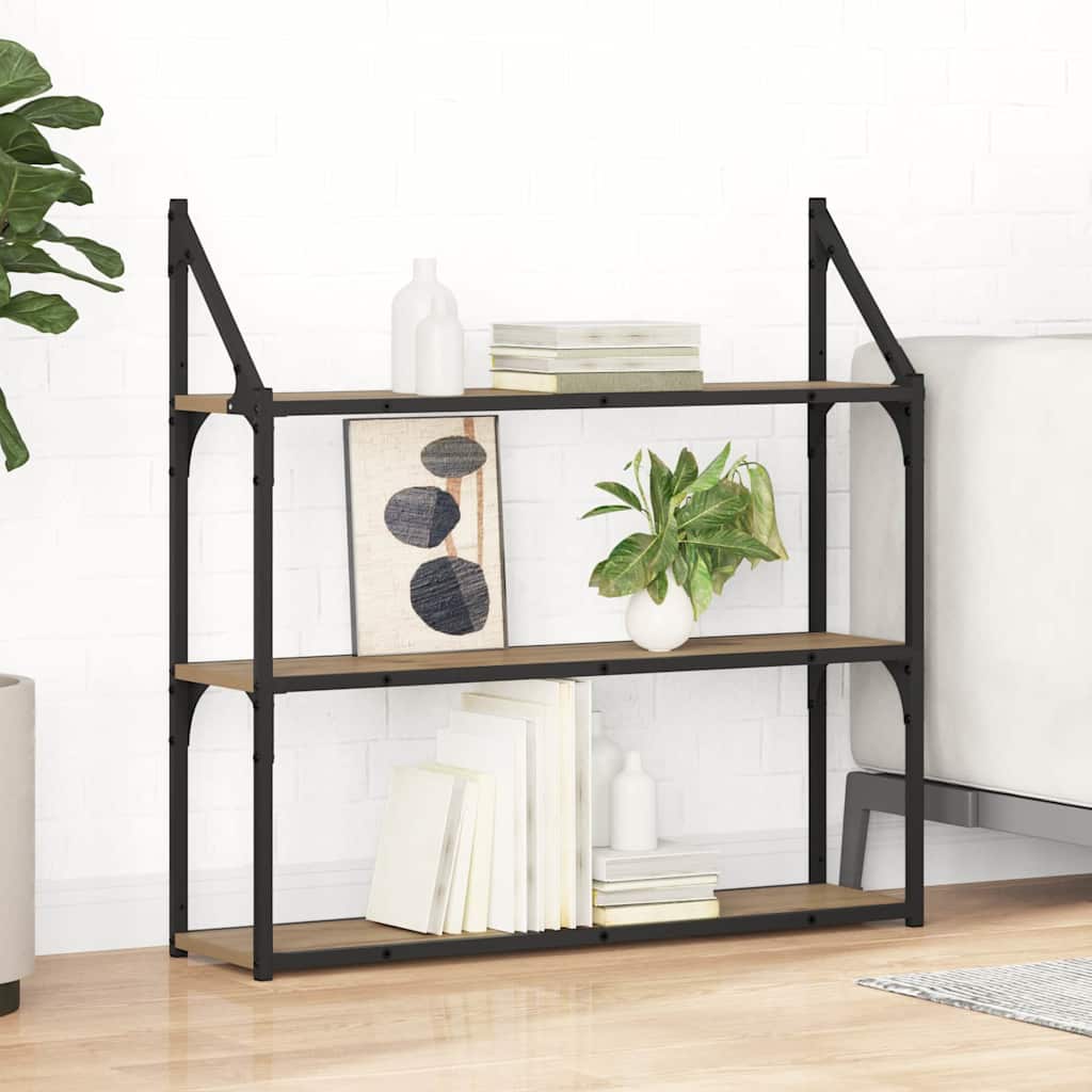 Ράφι Τοίχου Artisan Oak 80 x 21 x 78,5 cm Επεξεργασμένο ξύλο - Pakobazaar