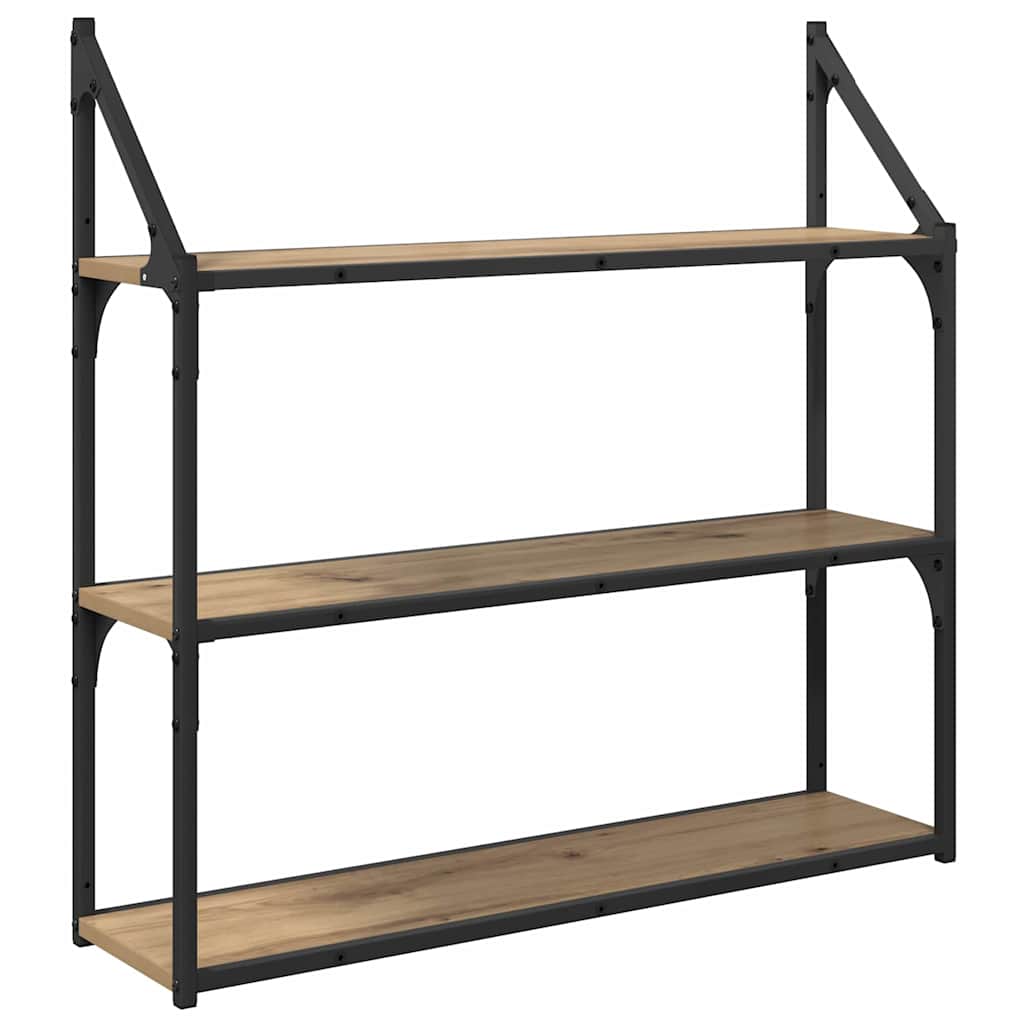 Ράφι Τοίχου Artisan Oak 80 x 21 x 78,5 cm Επεξεργασμένο ξύλο - Pakobazaar