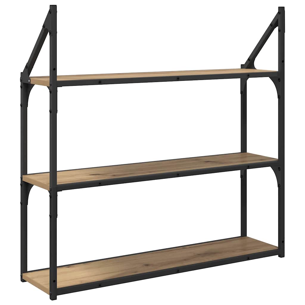 Ράφι Τοίχου Artisan Oak 80 x 21 x 78,5 cm Επεξεργασμένο ξύλο - Pakobazaar
