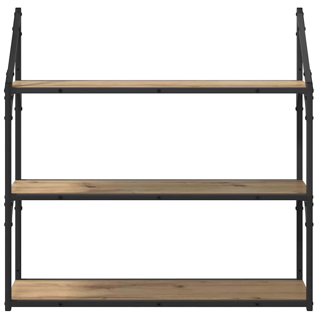 Ράφι Τοίχου Artisan Oak 80 x 21 x 78,5 cm Επεξεργασμένο ξύλο - Pakobazaar