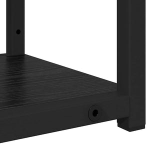 Ράφι Τοίχου Μαύρη Οξυά 80 x 21 x 78,5 cm Επεξεργασμένο ξύλο - Pakobazaar
