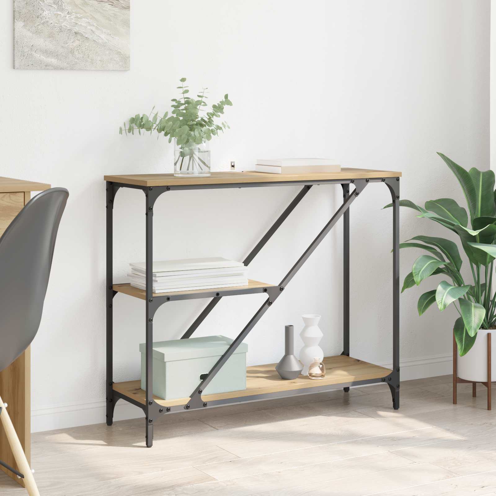 Τραπέζι κονσόλας Artisan Oak 88,5 x 30 x 75 εκ. - Pakobazaar