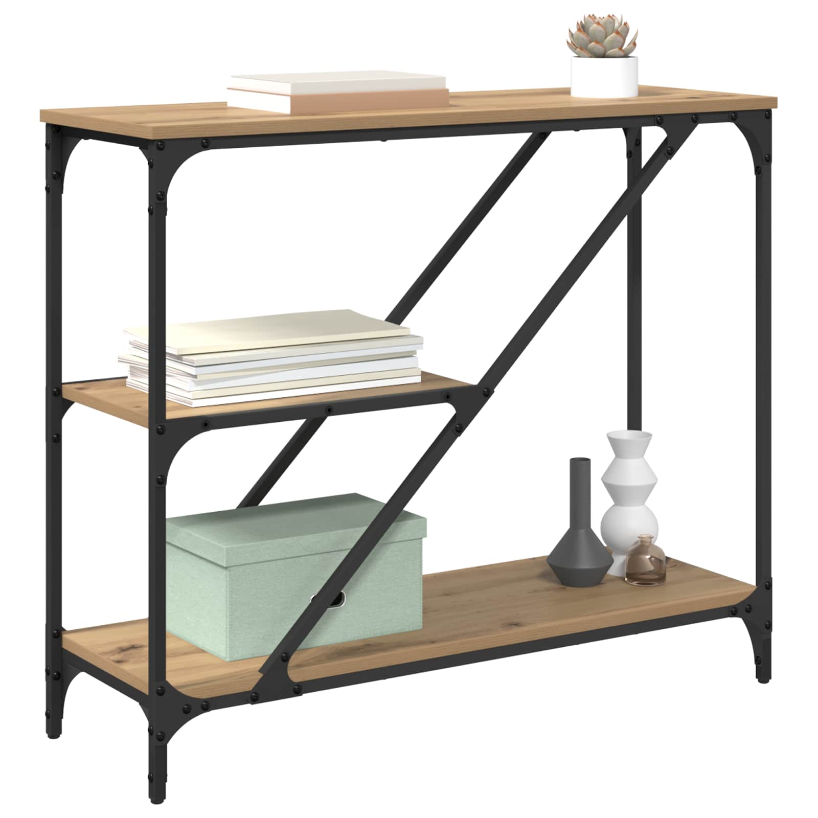 Τραπέζι κονσόλας Artisan Oak 88,5 x 30 x 75 εκ. - Pakobazaar