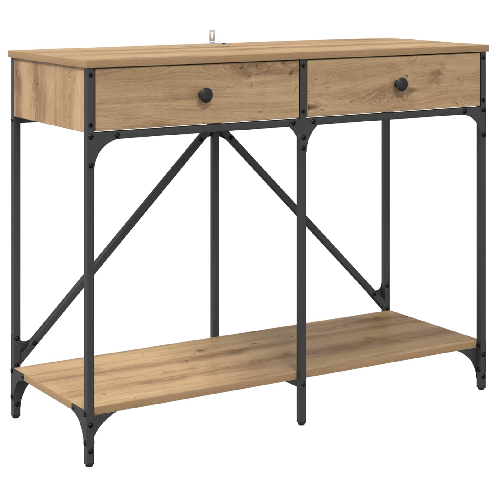 Τραπέζι κονσόλας με συρτάρι Artisan Oak 100 x 39 x 78,5 εκ - Pakobazaar