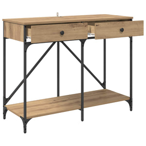 Τραπέζι κονσόλας με συρτάρι Artisan Oak 100 x 39 x 78,5 εκ - Pakobazaar