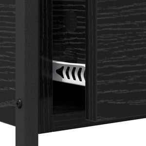 Τραπέζι κονσόλας με συρτάρι Μαύρη Οξυά 100 x 39 x 78,5 εκ - Pakobazaar