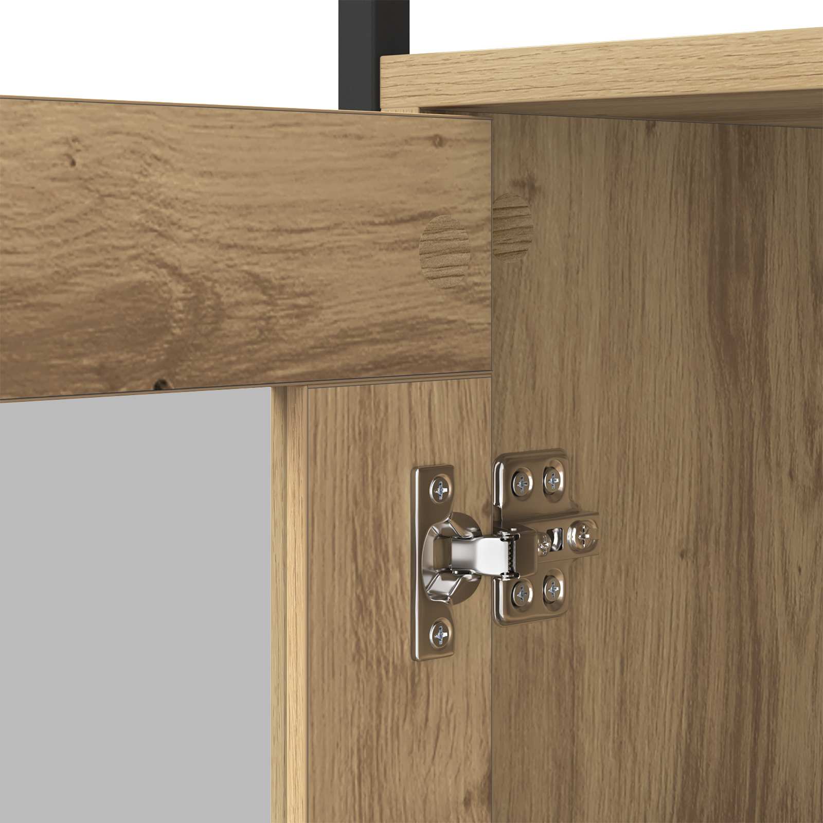 Πλαϊνό γραφείο Artisan Oak 100 x 35 x 80 εκ. Επεξεργασμένο ξύλο - Pakobazaar