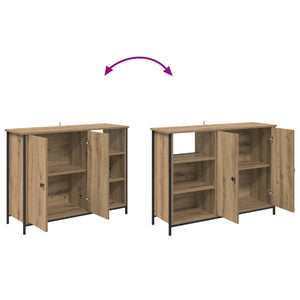 Πλαϊνό γραφείο Artisan Oak 100 x 33 x 75 εκ Επεξεργασμένο ξύλο - Pakobazaar