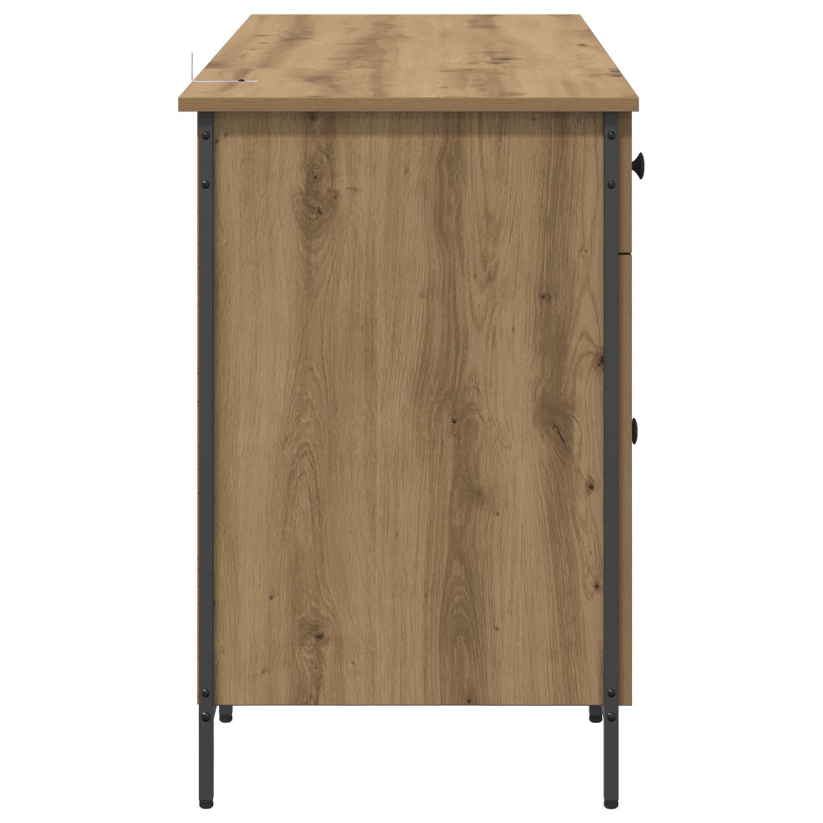 Γραφείο Υπολογιστή με συρτάρι Artisan Oak 131 x 48 x 75 εκ. - Pakobazaar