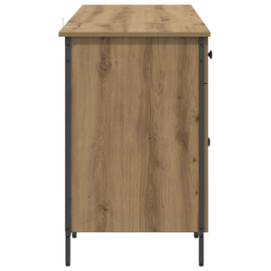 Γραφείο Υπολογιστή με συρτάρι Artisan Oak 131 x 48 x 75 εκ. - Pakobazaar