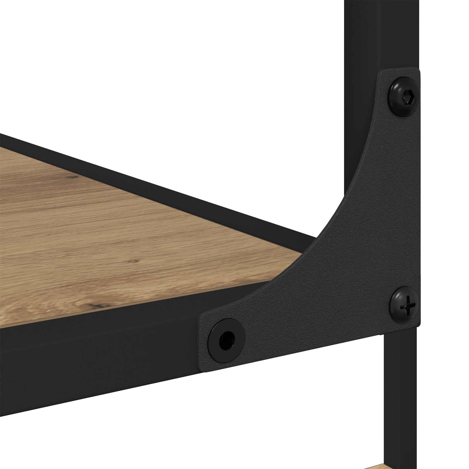 Βιβλιοθήκη artisan δρυς 81 x 36 x 176 εκ Επεξεργασμένο ξύλο - Pakobazaar