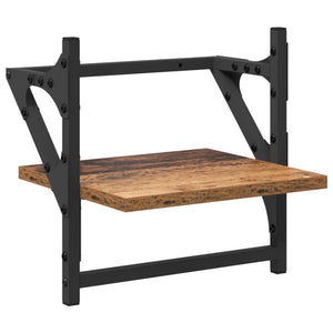 Σετ ραφιών τοίχου με ράφι 6 pcs Παλιό Ξύλο 100 x 25 x 30 cm - Pakobazaar