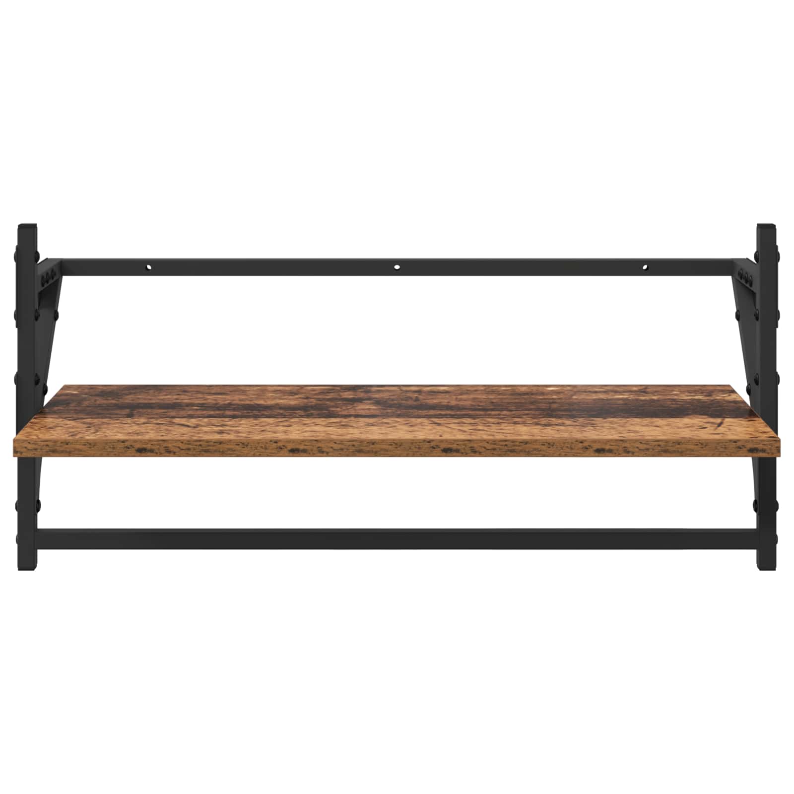 Σετ ραφιών τοίχου με ράφι 6 pcs Παλιό Ξύλο 100 x 25 x 30 cm - Pakobazaar