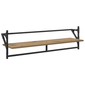 Σετ ραφιών τοίχου με ράφι 6 pcs Artisan Oak 100 x 25 x 30 cm - Pakobazaar