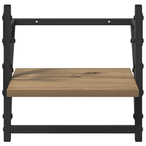 Σετ ραφιών τοίχου με ράφι 6 pcs Artisan Oak 100 x 25 x 30 cm - Pakobazaar