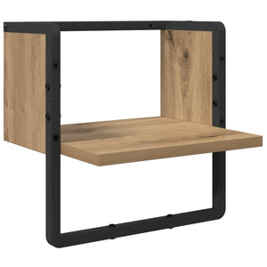 Σετ ραφιών τοίχου με ράφι 4 pcs Artisan Oak 65 x 25 x 30 cm - Pakobazaar