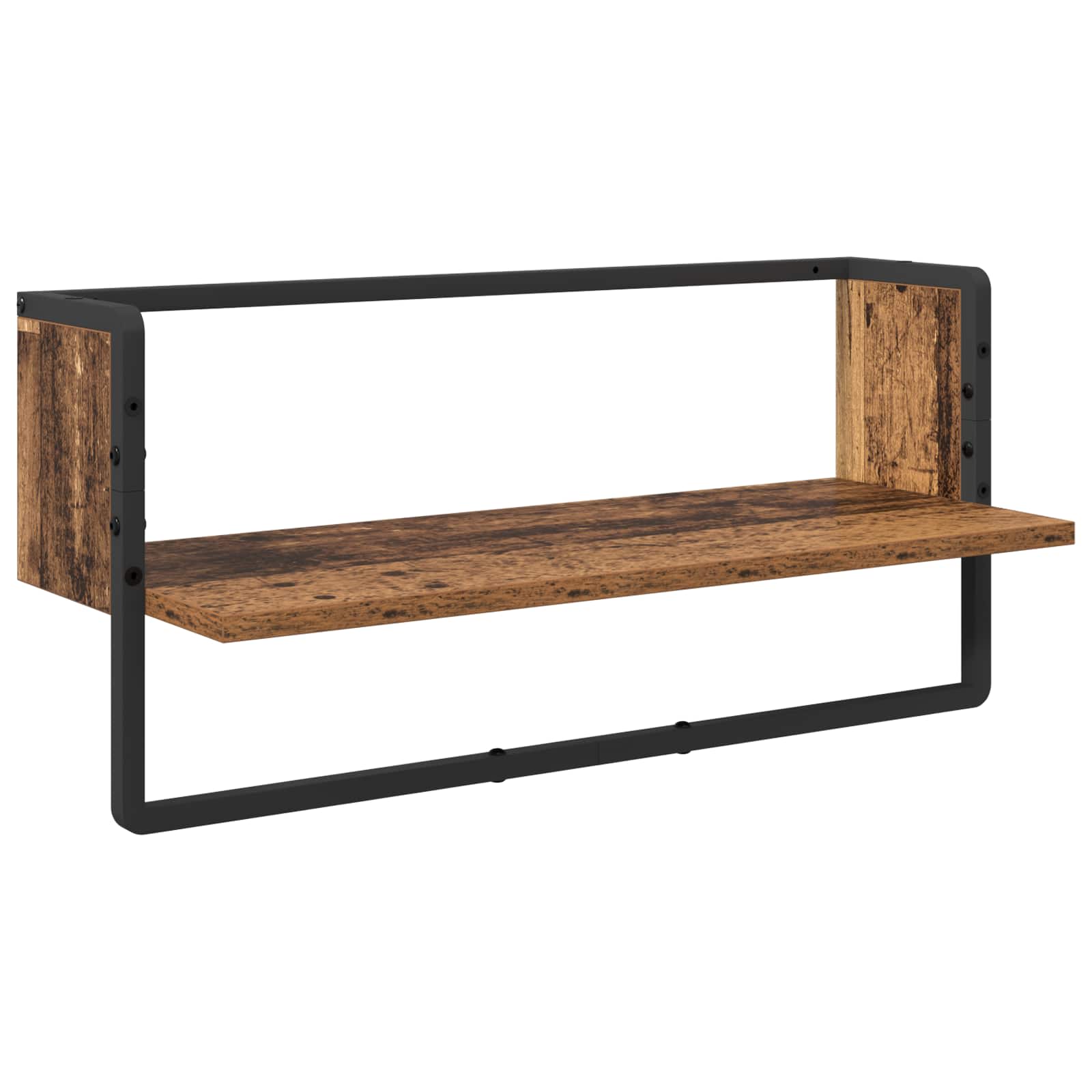 Σετ ραφιών τοίχου 6 τμχ. Παλιό Ξύλο 100 x 25 x 30 cm