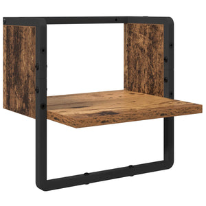 Σετ ραφιών τοίχου 6 τμχ. Παλιό Ξύλο 100 x 25 x 30 cm