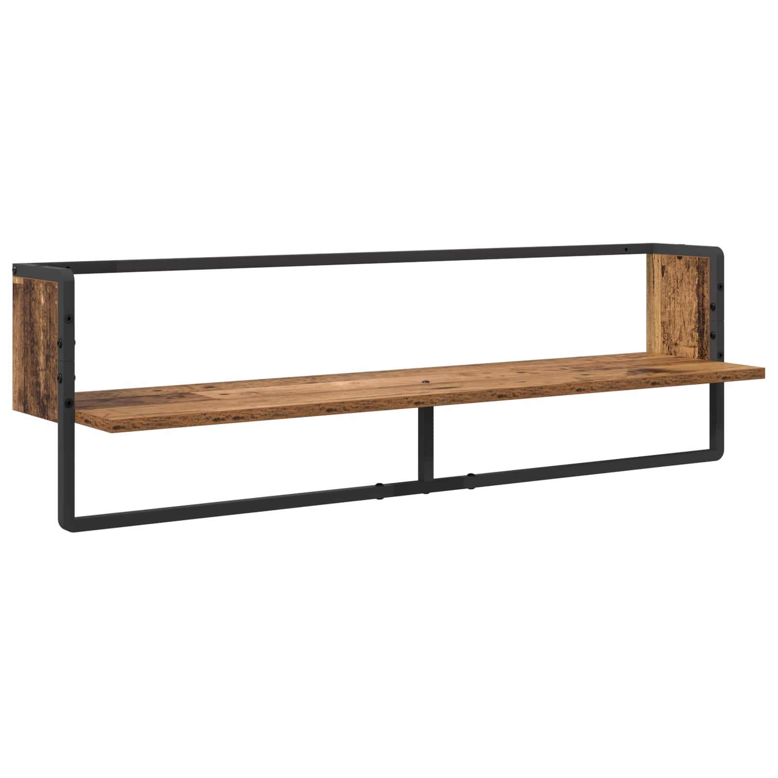 Σετ ραφιών τοίχου 6 τμχ. Παλιό Ξύλο 100 x 25 x 30 cm