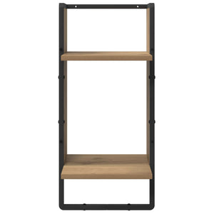 Σετ ραφιών τοίχου με ράφι 6 pcs Artisan Oak 100 x 25 x 30 cm - Pakobazaar