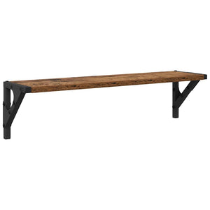 Ράφια Τοίχου 2 τμχ. Παλιό Ξύλο 60 x 15 x 15,5 cm