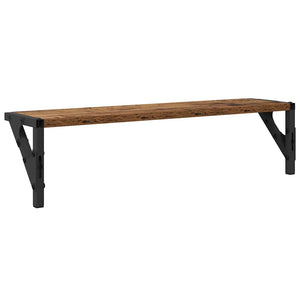 Ράφια Τοίχου 2 τμχ. Παλιό Ξύλο 60 x 15 x 15,5 cm