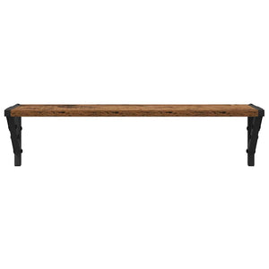 Ράφια Τοίχου 2 τμχ. Παλιό Ξύλο 60 x 15 x 15,5 cm