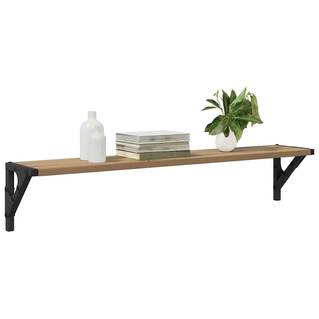 Ράφια Τοίχου με ράφι 2 pcs Artisan Oak 80 x 15 x 15,5 cm - Pakobazaar