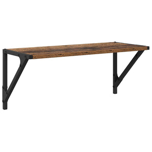 Ράφια Τοίχου 2 τμχ. Παλιό Ξύλο 60 x 25 x 25,5 cm