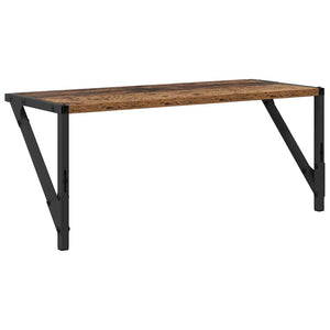 Ράφια Τοίχου 2 τμχ. Παλιό Ξύλο 60 x 25 x 25,5 cm