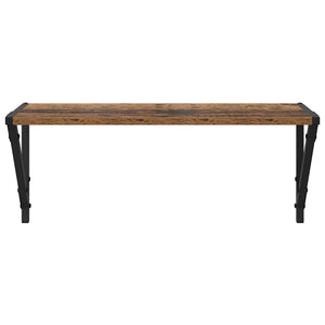 Ράφια Τοίχου 2 τμχ. Παλιό Ξύλο 60 x 25 x 25,5 cm