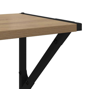 Ράφια Τοίχου με ράφι 2 pcs Artisan Oak 60 x 25 x 25,5 cm - Pakobazaar