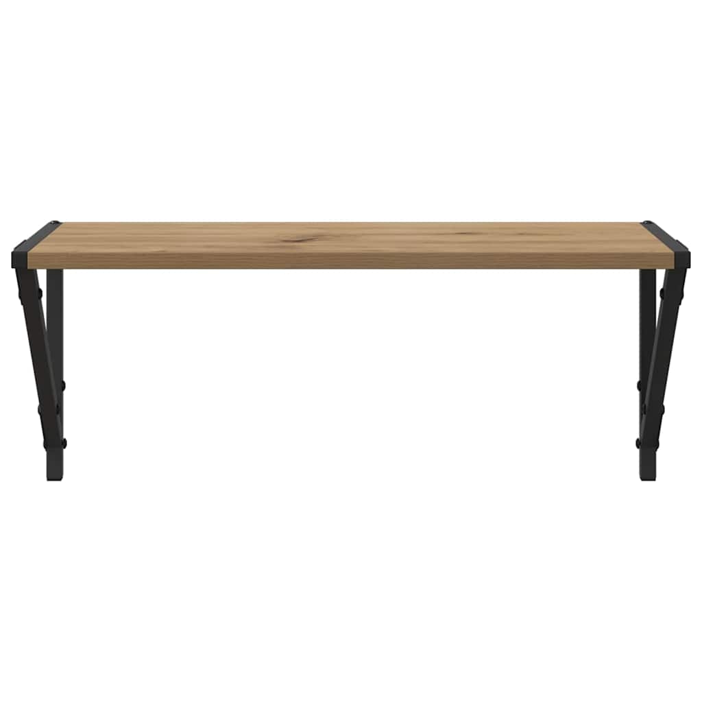 Ράφια Τοίχου με ράφι 2 pcs Artisan Oak 60 x 25 x 25,5 cm - Pakobazaar