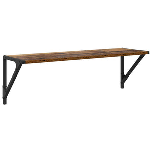 Ράφια Τοίχου 2 τμχ. Παλιό Ξύλο 80 x 25 x 25,5 cm