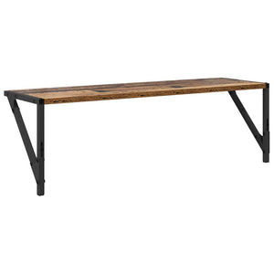 Ράφια Τοίχου 2 τμχ. Παλιό Ξύλο 80 x 25 x 25,5 cm
