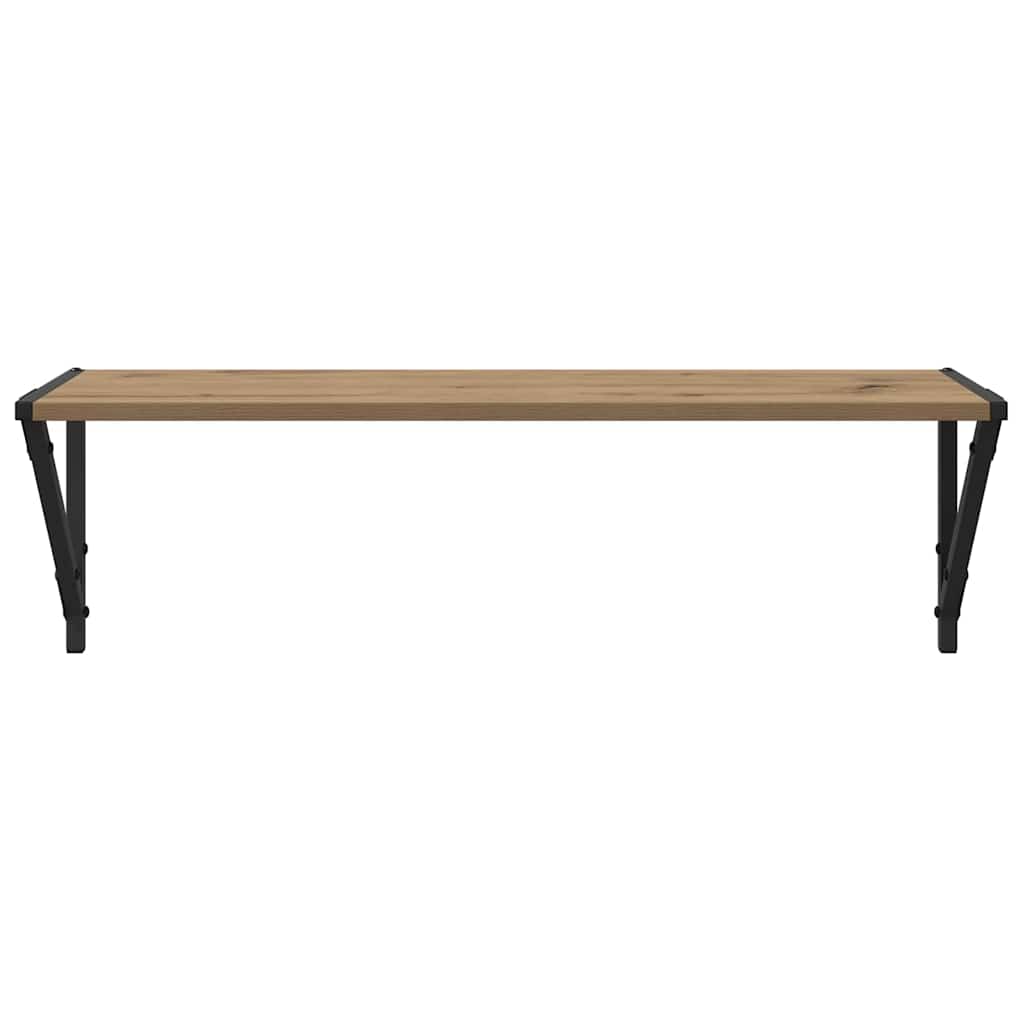 Ράφια Τοίχου με ράφι 2 pcs Artisan Oak 80 x 25 x 25,5 cm - Pakobazaar